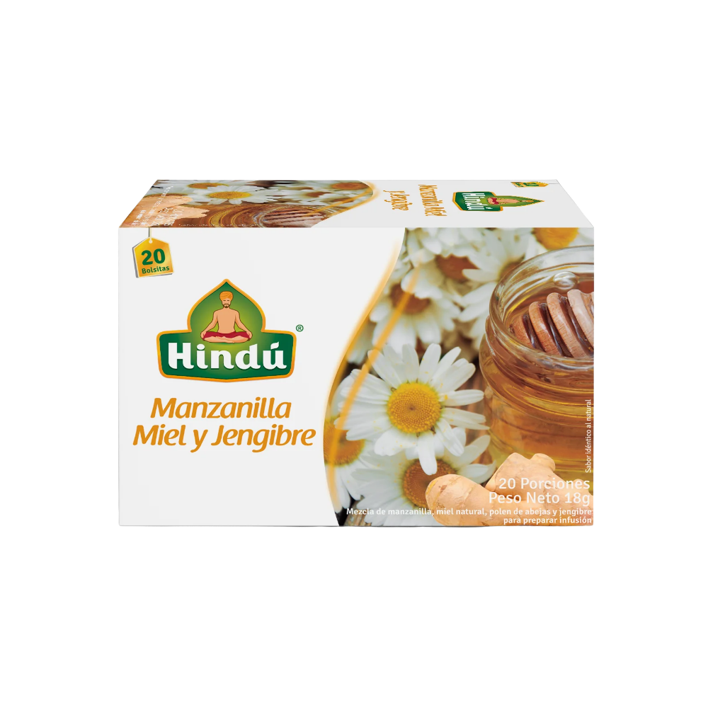 Aromatica Manzanilla Miel y Jengibre x 20 sobres